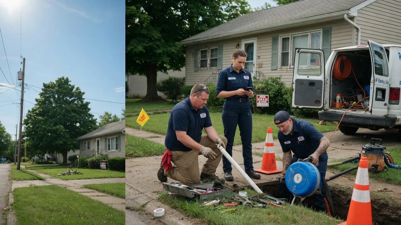 Sewer Line Repair in Golden Eagle, IL near me